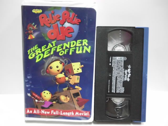 ROLIE POLIE OLIE THE GREAT DEFENDER OF FUN VHS VIDEO DISNEY PLAYHOUSE 