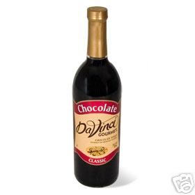 Da Vinci Chocolate Syrup cs /12 750ml plastic bottles  