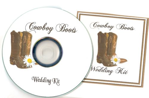 This is a CD with templates to make your own wedding invitations 