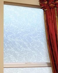 New Privacy Etched Glass Window Door Film Adhesive Free  