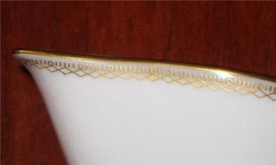 ROSENTHAL CREAMER SUGAR BOWL BETTINA DESIGN GOLD TRIM  