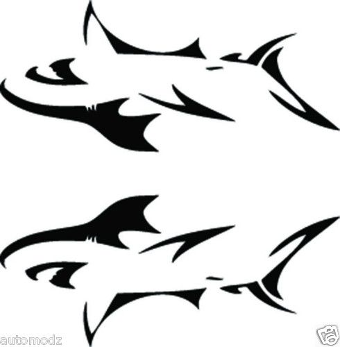 RC airbrush stencils / paint masks   sharks  
