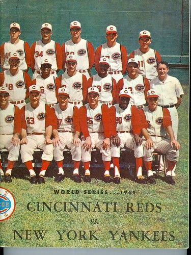 1961 World Series Reds Yankees Program em  