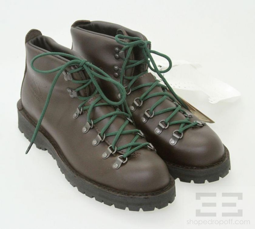 Danner Brown Leather Lace Up Mens Mountain Gore Tex Light II Boots 