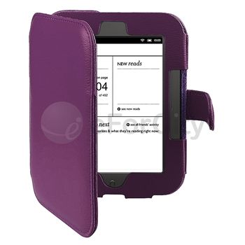 For Barnes&Noble Nook 2 Simple Touch/GlowLight Reader Leather Case 