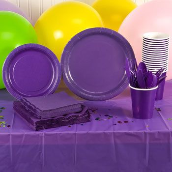 Paper Plates Napkins Cups Cutlery Party Ware BBQ Weddings Get 