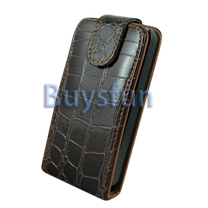   skin style new generic flip vertical leather case stand out from