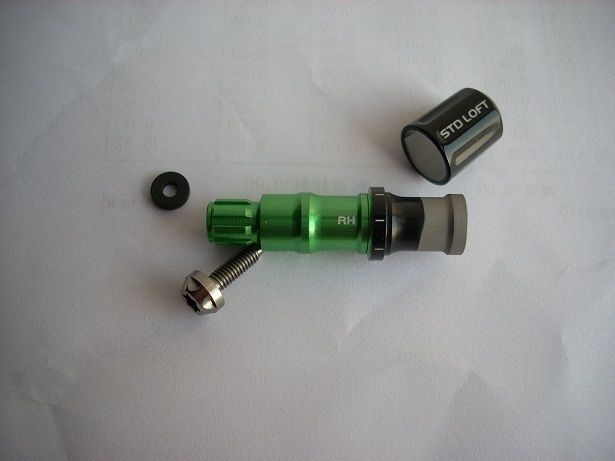 degree .350 Green tip sleeve adapter for Taylormade Rocketballz 
