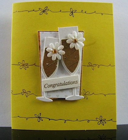   Handmade Flower Beads Heart Friendship Birthday Greeting Card  