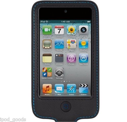 BELKIN Verve Sleeve Case for iPod Touch 4G 3G 2G, Black & Blue 