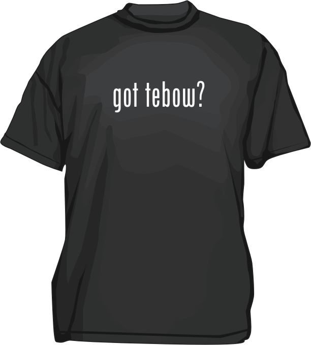 Got tebow? Logo Mens tee Shirt Pick SIZE & COLOR  