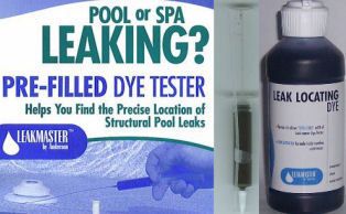 Pool Leak Find Tester & Dye Refill kit repair detect  