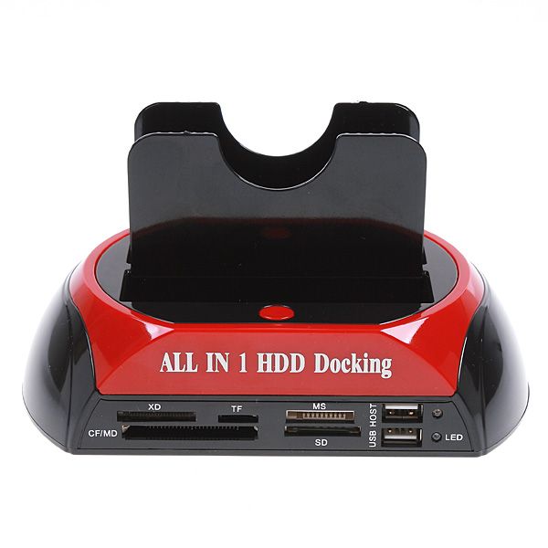 SATA IDE HDD Dock Dual Docking Station + Hub  